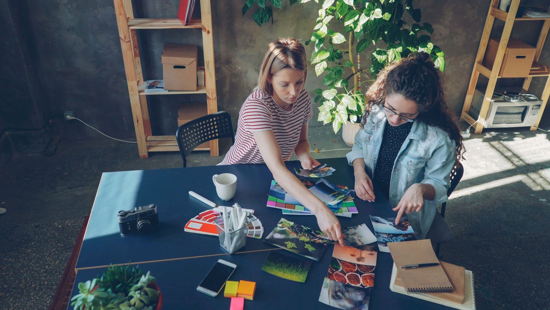 Creative team planning a digital product